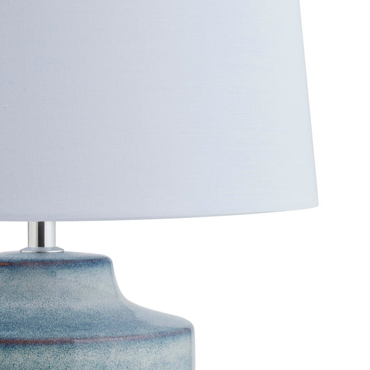 Atlas Ceramic Table Lamp - Blue - DUSK