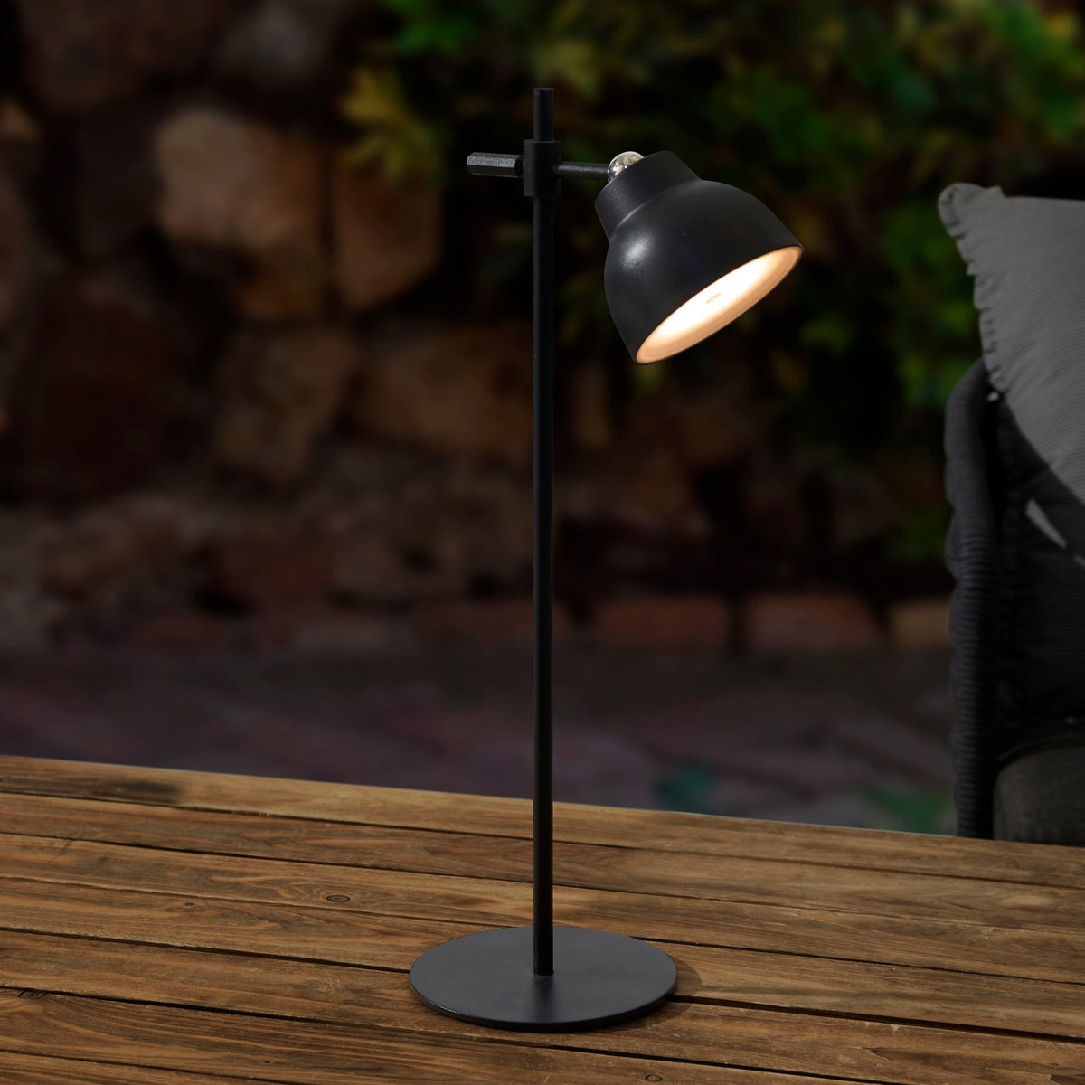 Atticus 4 - in - 1 Waterproof LED Rechargeable Light - Black - DUSK