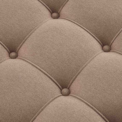 Aubrey Round Coffee Table Pouffe - Oatmeal - DUSK