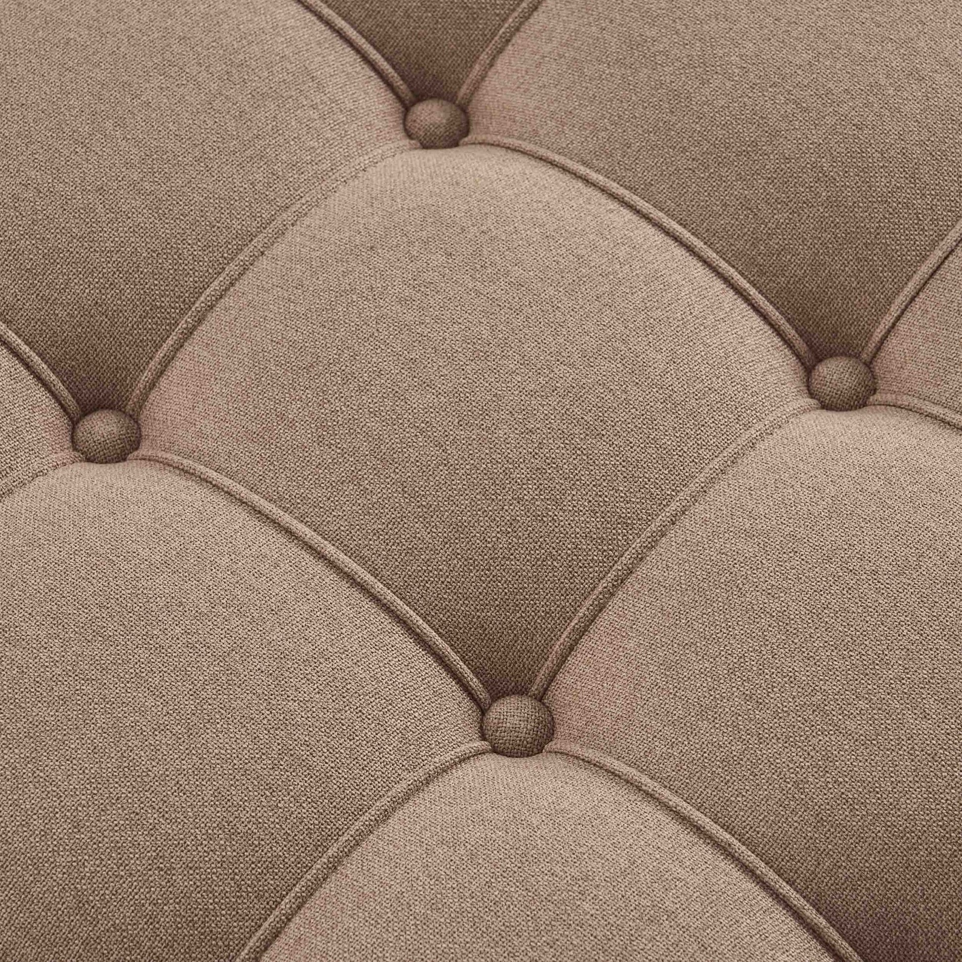 Aubrey Round Coffee Table Pouffe - Oatmeal - DUSK