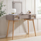 Aurelia Dressing Table with Mirror - Taupe - DUSK
