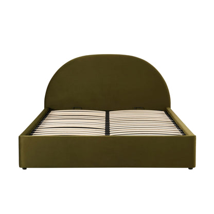 Austin Ottoman Storage Bed - Rich Green - DUSK