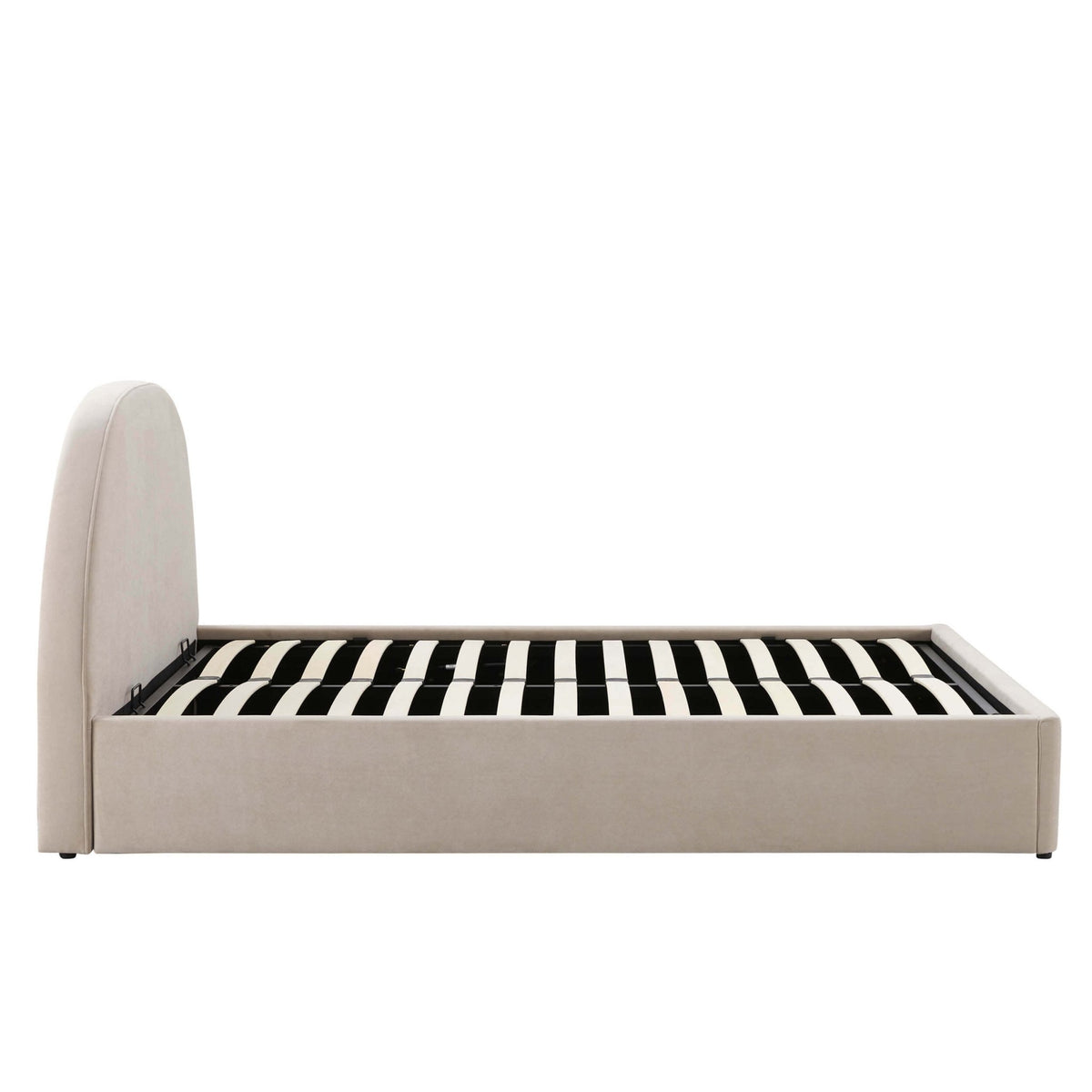 Austin Ottoman Storage Bed - Stone - DUSK