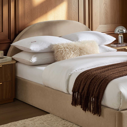 Austin Ottoman Storage Bed - Stone - DUSK