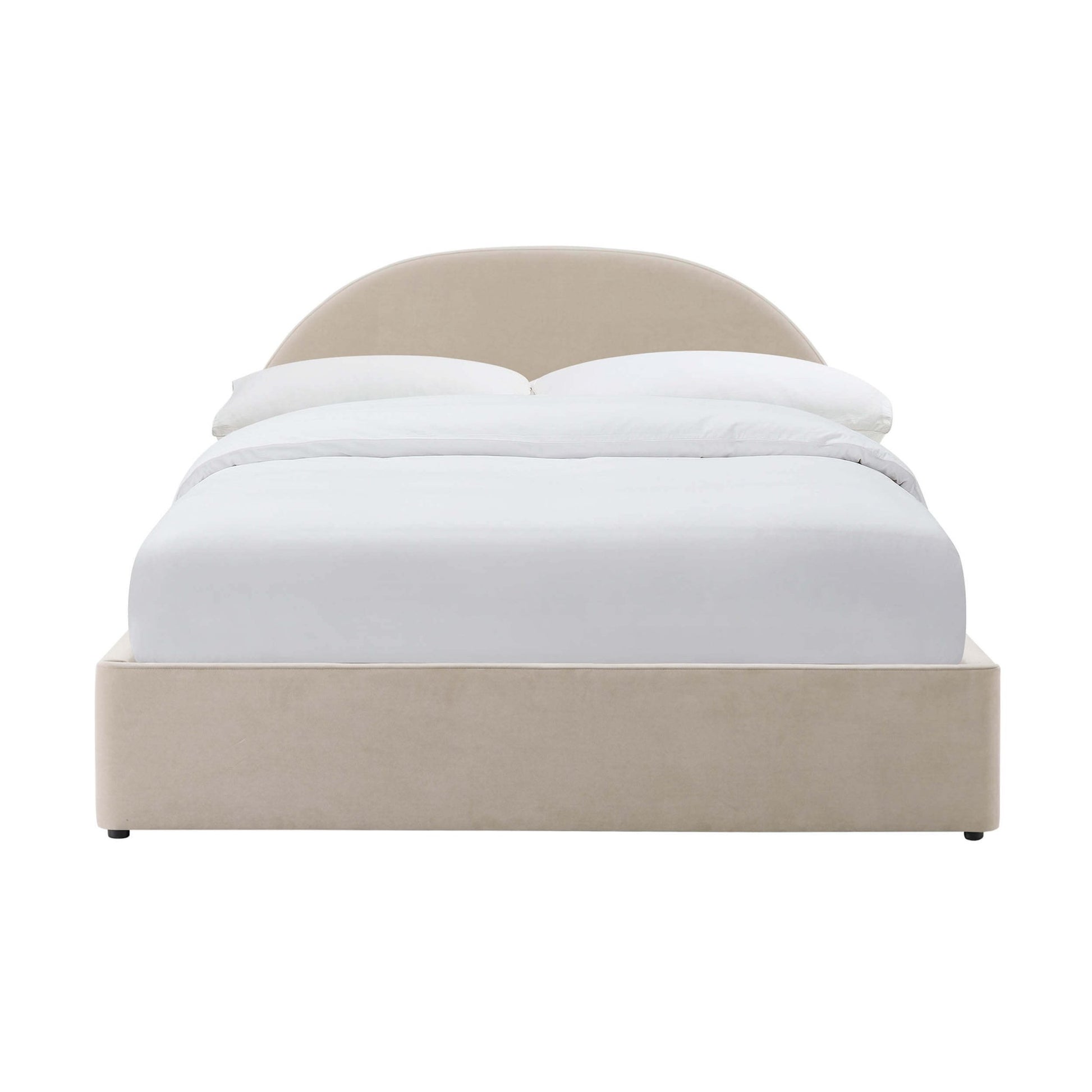 Austin Ottoman Storage Bed - Stone - DUSK