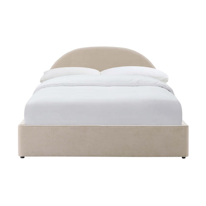 Austin Ottoman Storage Bed - Stone - DUSK