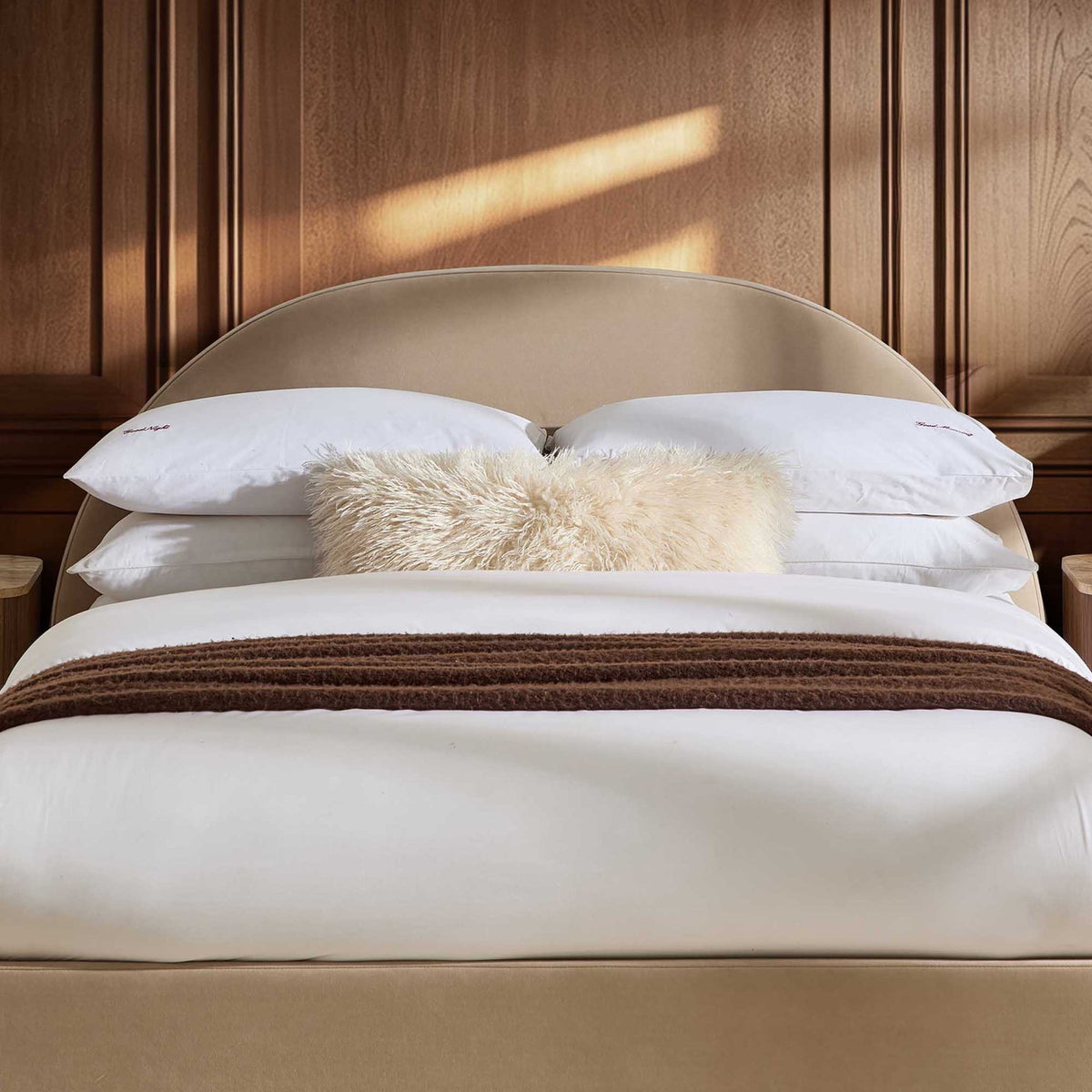 Austin Ottoman Storage Bed - Stone - DUSK