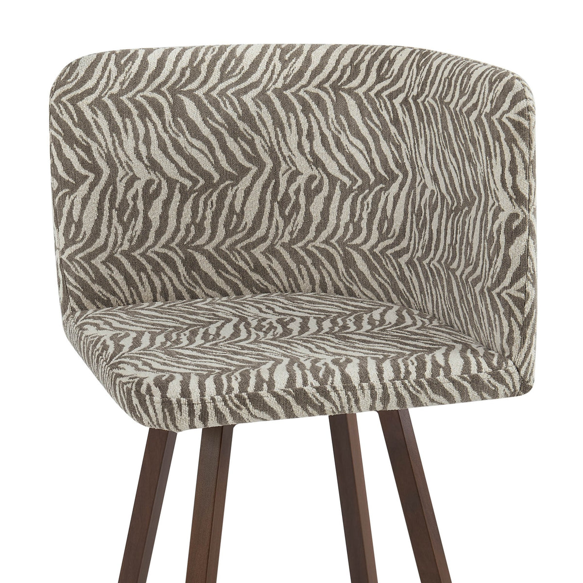 Ava Dining Chair Set - Animal Stripe - DUSK