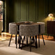 Ava Dining Chair Set - Animal Stripe - DUSK