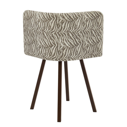 Ava Dining Chair Set - Animal Stripe - DUSK