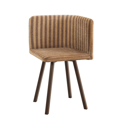 Ava Dining Chair Set - Toffee Stripe - DUSK