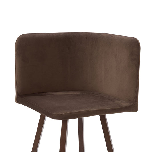 Ava Space Saver 4 Seater Dining Table and Chairs - Cappuccino - DUSK