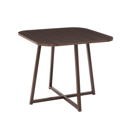 Ava Space Saver 4 Seater Dining Table and Chairs - Cappuccino - DUSK