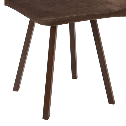 Ava Space Saver 4 Seater Dining Table and Chairs - Cappuccino - DUSK