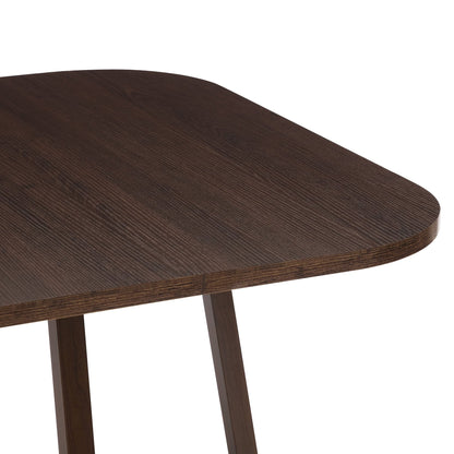Ava Space Saver 4 Seater Dining Table and Chairs - Cappuccino - DUSK