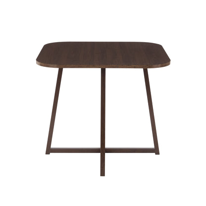 Ava Space Saver 4 Seater Dining Table and Chairs - Cappuccino - DUSK