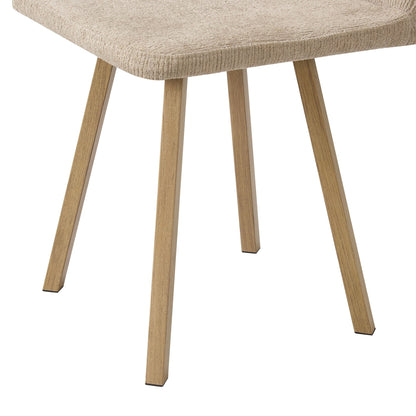 Ava Space Saver 4 Seater Dining Table and Chairs - Mushroom - DUSK