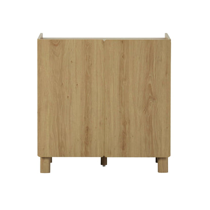 Avalon 2 Door Sideboard - Light Oak Effect - DUSK