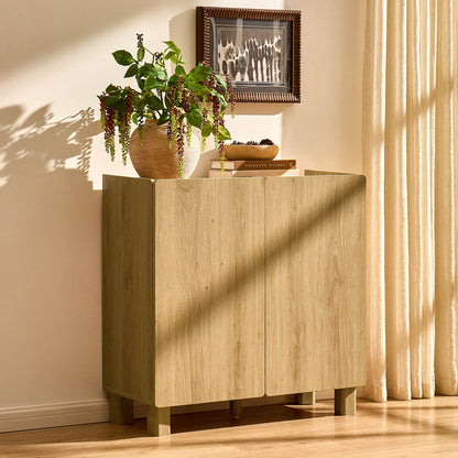 Avalon 2 Door Sideboard - Light Oak Effect - DUSK