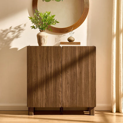 Avalon 2 Door Sideboard - Medium Wood - DUSK