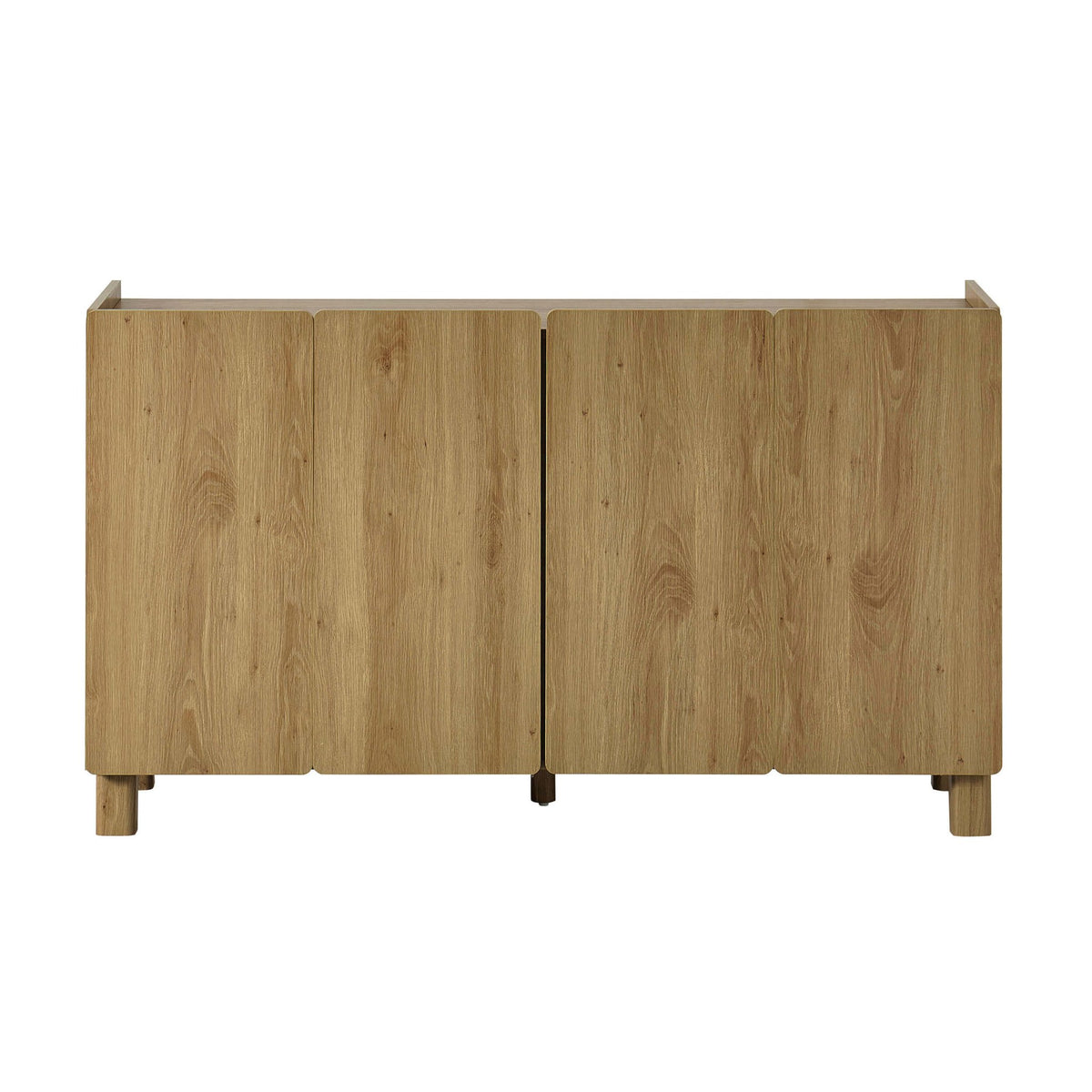 Avalon 4 Door Sideboard - Light Oak Effect - DUSK
