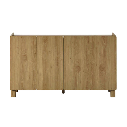Avalon 4 Door Sideboard - Light Oak Effect - DUSK
