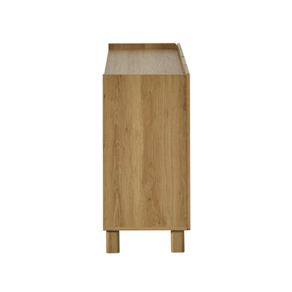Avalon 4 Door Sideboard - Light Oak Effect - DUSK