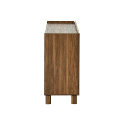 Avalon 4 Door Sideboard - Medium Wood - DUSK