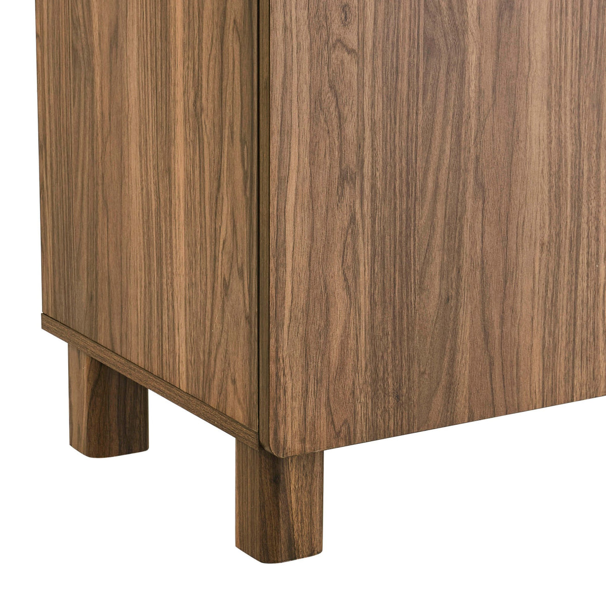 Avalon 4 Door Sideboard - Medium Wood - DUSK