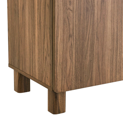 Avalon 4 Door Sideboard - Medium Wood - DUSK