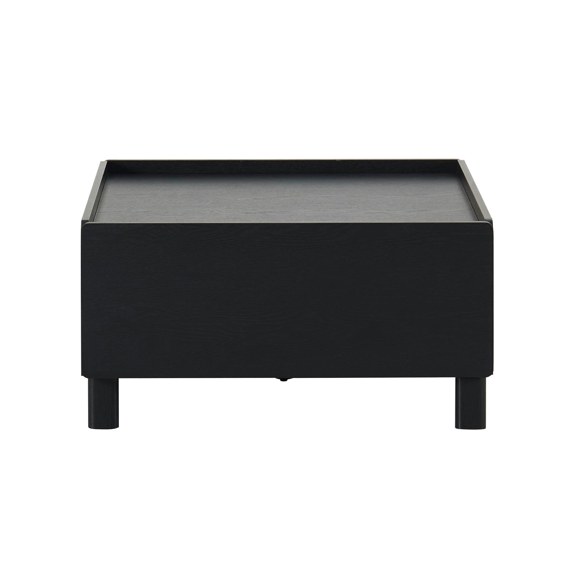 Avalon Extendable/Storage Coffee Table - Black Wood Effect - DUSK