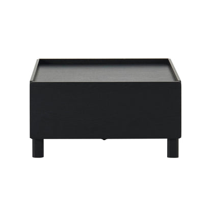 Avalon Extendable/Storage Coffee Table - Black Wood Effect - DUSK