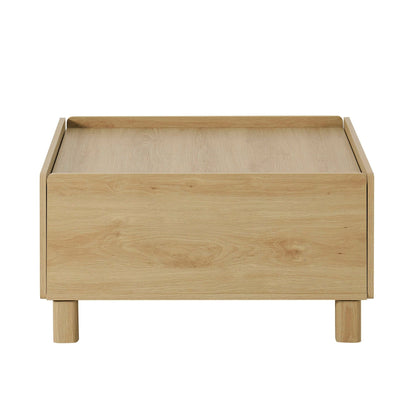 Avalon Extendable/Storage Coffee Table - Light Oak Effect - DUSK