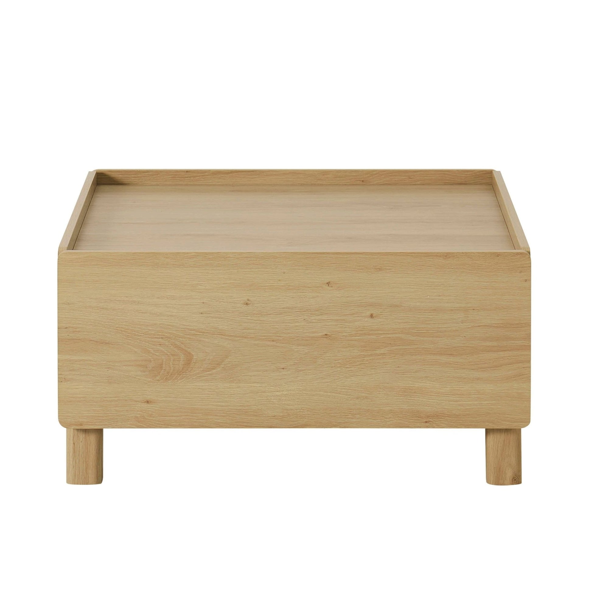Avalon Extendable/Storage Coffee Table - Light Oak Effect - DUSK