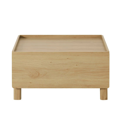 Avalon Extendable/Storage Coffee Table - Light Oak Effect - DUSK