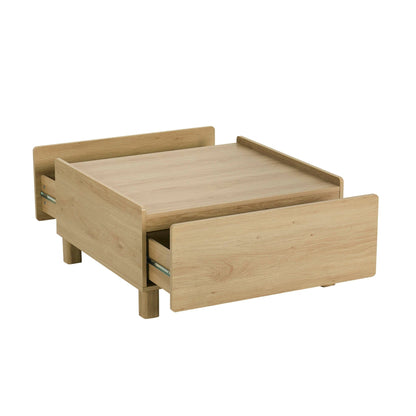 Avalon Extendable/Storage Coffee Table - Light Oak Effect - DUSK