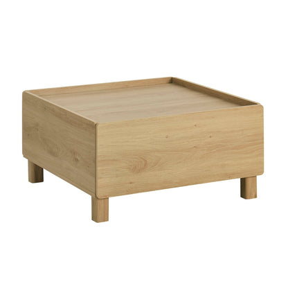 Avalon Extendable/Storage Coffee Table - Light Oak Effect - DUSK