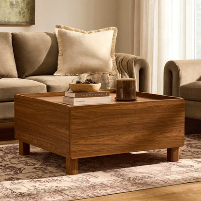 Avalon Extendable/Storage Coffee Table - Medium Wood - DUSK