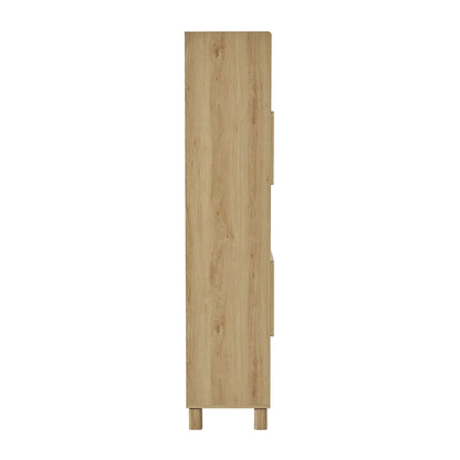 Avalon Shelving Unit - Light Oak Effect - DUSK
