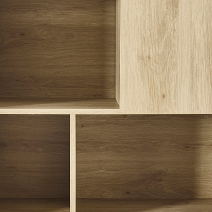 Avalon Shelving Unit - Light Oak Effect - DUSK