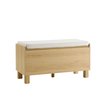 Avalon Storage Bench - Light Oak Effect - DUSK