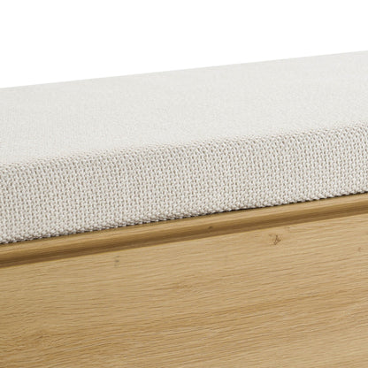 Avalon Storage Bench - Light Oak Effect - DUSK