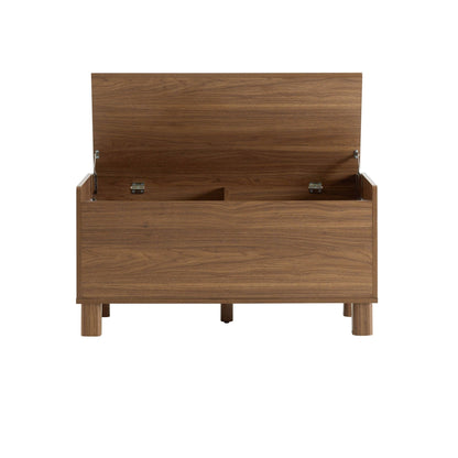 Avalon Storage Bench - Medium Wood - DUSK