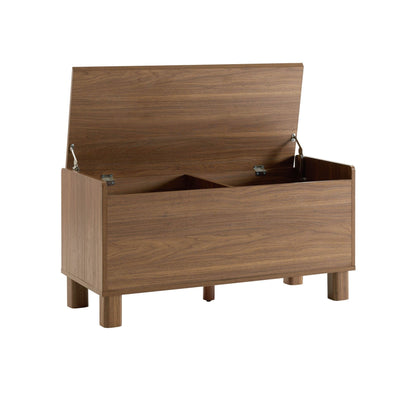 Avalon Storage Bench - Medium Wood - DUSK