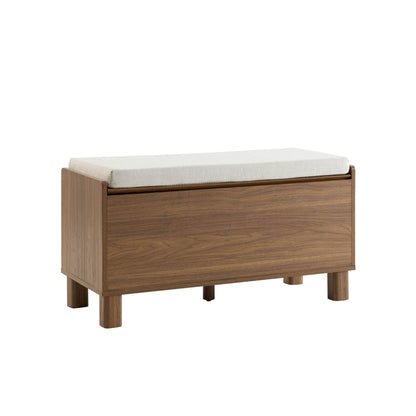 Avalon Storage Bench - Medium Wood - DUSK