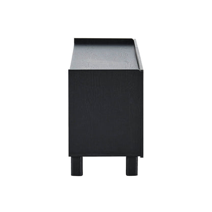 Avalon TV Unit for TVs up to 50" - Black Wood Effect - DUSK