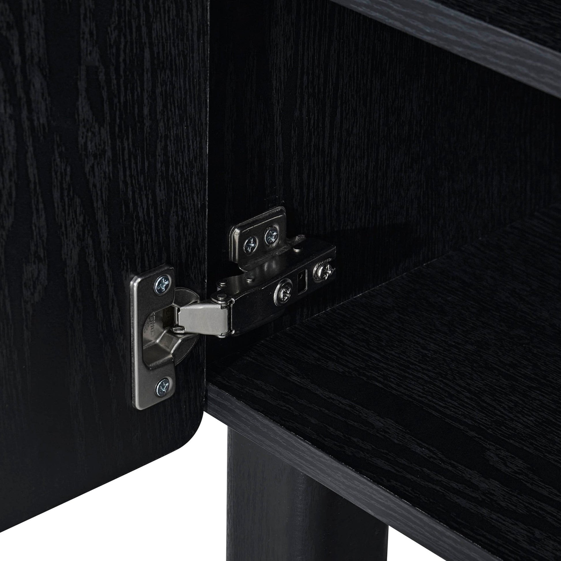 Avalon TV Unit for TVs up to 50" - Black Wood Effect - DUSK
