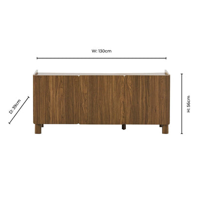 Avalon TV Unit for TVs up to 50" - Medium Wood - DUSK
