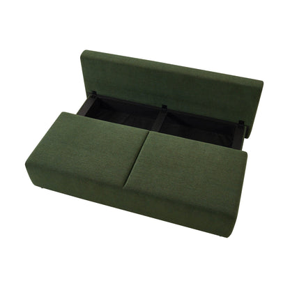 Avani Sofa Bed - Chenille Dark Forest Green - DUSK