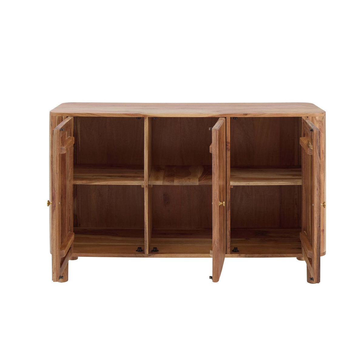Avery Acacia Wood 3 Door Sideboard - Natural - DUSK